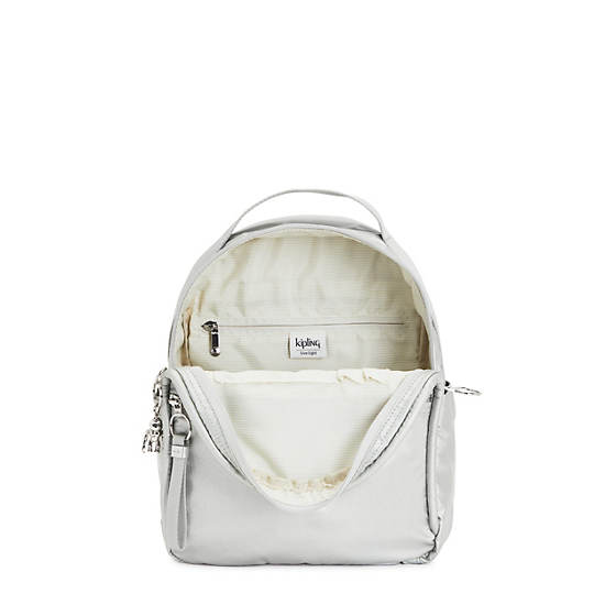 Sacs À Dos Kipling Kae Metallic Argent | FR 1624SG